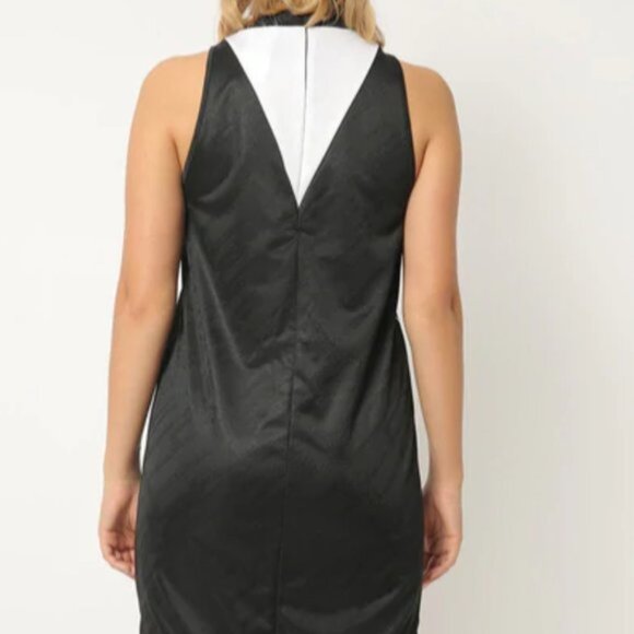 New Reebok Women's Meet You There Sleeveless Basketball Black & White Dress M - Picture 9 of 16